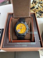 High Replica Breitling Avenger Hurricane Yellow Dial Black Nylon Watch 45mm